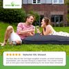 Green Bean® Sitzsack, waschbar, Polyester-PVC-Stoff, Stahlgrau, 140x180 cm, 380 Liter Bild 4