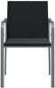 vidaXL Gartenstühle mit Kissen 2 Stk. Schwarz 56x59x84 cm Poly Rattan 364094 Bild 4