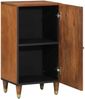 vidaXL Sideboard mit Regal Braun 40 x 33 x 75 cm Massivholz Mango 4018760 Bild 2