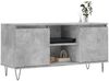 TV-Lowboard, TV-Schrank Betongrau 104x35x50 cm Holzwerkstoff Bild 3