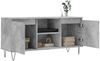 TV-Lowboard, TV-Schrank Betongrau 104x35x50 cm Holzwerkstoff Bild 4