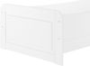 Weißes Seniorenbett extra hoch 90x200 Zubehör wählbar V-60.42W-09Federholzrahmen inkl. Bild 4