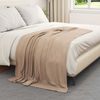 vidaXL Überwurfdecke Kamel 170 x 130 cm Fleece 42017009 Bild 3