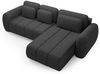 Ecksofa Schlafsofa Sofa CARIA in Stoff Quelle Anthrazit Ottomane Rechts Bild 2