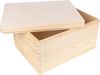Creative Deco Holzkiste mit Deckel 40 x 30 x 22 cm (1cm), Holztruhe Erinnerungsbox Baby Holzbox mit Deckel Kasten Bild 4