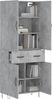 vidaXL Highboard Betongrau 69,5x34x180 cm Holzwerkstoff 3198181 Bild 3