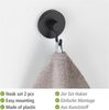 WENKO Wandhaken Vacuum-Loc®, Badezimmer, (2-St), Befestigen ohne Bohren Bild 4