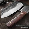 Muxel Hackmesser Hackmesser und Metzgermesser Dem serbischen Full Tang Hackmesser nache, schwer mit Lederscheide Bild 4