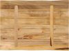 vidaXL Tischplatte mit Baumkante 80x60x3,8 cm Raues Mango Massivholz 370692 Bild 5