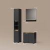 Livinity® Badmöbel-Set Timavo, Anthrazit/Artisan-Eiche, 3 Teile, mit Hochschrank, (3-St) Bild 3