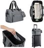 Kikkaboo Wickeltasche Maxi mit Wickelunterlage, kleine Tasche, Reißverschluss hellgrau Bild 3