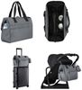 Kikkaboo Wickeltasche Maxi mit Wickelunterlage, kleine Tasche, Reißverschluss hellgrau Bild 2