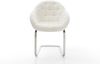 Freischwinger Gaio-Flex Bouclé Soft Beige Freischwinger flach Edelstahl Bild 2