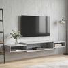 vidaXL Wandmontierter TV-Schrank Wandhalterung Betongrau 8006008 Bild 4