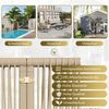 Merax Gartenlounge-Set für 5 Personen mit verzinkten Eisenrahmen mit Glastischplatte, (5-tlg, 1 3-Sitzer-Sofa, 2 Sessel, 2 Couchtische), Gartenmöbel Set Seil Lounge Set, Balkonmöbel, Sitzgruppe Bild 3