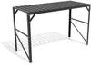 Vitavia Aluminium-Tisch, 1 Ebene, 121 x 54 x 76cm, schwarz Bild 2