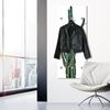 Queence Garderobe - "Holy Cactus" Druck auf hochwertigem Arcylglas inkl. Edelstahlhaken und Aufhängung, Format: 50x120cm Bild 2