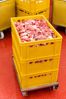 1x BURI Fleischkiste E2 Gelb 60 x 40 x 20 cm Lagerkiste, Meischkiste, Metzgerkiste Eurobox aus Deutschland lebensmittelecht, robust, stapelbar Bild 5