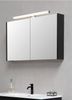 LED Badezimmer Wandleuchten 2er Set in Chrom - Spiegelleuchten, Breite 40cm Bild 5