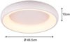 Flache LED Deckenleuchte CARDONA Weiß, dimmbar & 3 Lichtfarben, Ø 46,5cm Bild 4