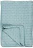 Ib Laursen - Decke Quilt Tagesdecke Überwurf 180x130cm Blau Kreuzstiche 07961-13 Bild 5