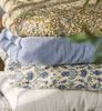 Ib Laursen - Decke Quilt Tagesdecke 180x130cm Vintage Blau Cornflower 6208-09 Bild 2