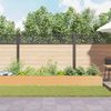 vidaXL Hochbeet Hellbraun 485 x 100 x 36 cm Verzinkter Stahl 42017362 Bild 4