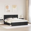 vidaXL Bettrahmen Schwarz 180 x 200 cm Massives Kiefernholz 3410975 Bild 3