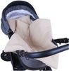 Babydecke BabyLux Babydecke Musselin Kinderwagendecke Kuscheldecke 75x60cm MPM, BabyLux, Sand Bild 2