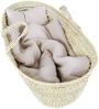 Babydecke BabyLux Babydecke Musselin Kinderwagendecke Kuscheldecke 75x60cm MPM, BabyLux, Sand Bild 3