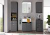 Hängeschrank >Peter< in anthazit aus MDF - 38x71x23cm (BxHxT) Bild 3