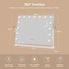 Dripex Schminkspiegel Hollywood Spiegel mit 12/14/15 LED, 3 Lichtfarben Dimmfunktion Bild 3