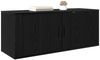 vidaXL Wandmontiertes TV-Regal Schwarz Eichen-Optik 100 x 34,5 x 40 cm 881155 Bild 3