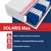 Matratze 90x200 Taschenfederkern Visco Memory 7 Zonen H2 H3 SOLARIS MAX 25cm Bett Bild 3