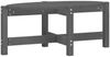 vidaXL Couchtisch Grau 87x48x35 cm Massivholz Kiefer 822324 Bild 2