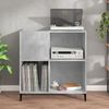 vidaXL Plattenschrank Betongrau 84,5x38x89 cm Holzwerkstoff 832001 Bild 3