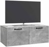 vidaXL Wandmontierter TV-Schrank Betongrau 78,5 x 41 x 30 cm 898688 Bild 2