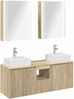 vidaXL Badezimmerschrank-Set 5 pcs Sonoma-Eiche Holzwerkstoff 3406409 Bild 2