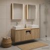 vidaXL Badezimmerschrank-Set 5 pcs Sonoma-Eiche Holzwerkstoff 3406409 Bild 4