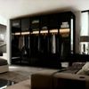 Palms-Store Kleiderschrank Monaco Hochglanz, mit Glasrahmentüren (Spar-Set) Maße ca. Breite: 300cm, Tiefe: 62cm, Höhe: 218cm, inkl. Zubehörpaket Bild 2