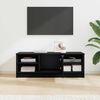 vidaXL TV-Schränk Schwarz Eichen-Optik 102 x 35 x 36,5 cm 880766 Bild 4