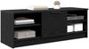 vidaXL TV-Schränk Schwarz Eichen-Optik 102 x 35 x 36,5 cm 880766 Bild 3