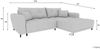 99rooms Massimo Ecksofa Strukturstoff NEVE Salbeigrün mit Schlaffunktion Rechts Bild 3