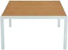 Vente-unique - MACILA Garden dining set Metall Weiß - B 140 cm60 cm x H 74 cm89 cm x L 140 cm57 cm Bild 4