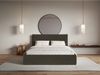 Selsey 'Softie Slim' Polsterbett 200×200 mit Lattenrost, Velours, dunkelgrün Bild 2