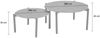 Couchtische 2er Set Malte Gartentisch Ø60cm-Ø80cm Loungetische Sintered Stone Bild 2