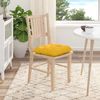 vidaXL Sitzkissen 4 pcs Helles Gelb 40 x 40 cm Cordstoff 42015101 Bild 4