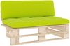 vidaXL Outdoor-Mittelsofa Paletten Imprägniertes Kiefernholz 3066539 Bild 2
