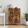vidaXL Sideboard Geräucherte Eiche 66 x 34,5 x 90 cm Holzwerkstoff 895510 Bild 4