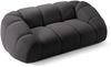 Micadoni Sofa Diana 2-Sitzer 3D-Stoff Espresso Bild 3